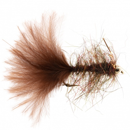 The Essential Fly Brown Beadhead Seal Bugger Fishing Fly